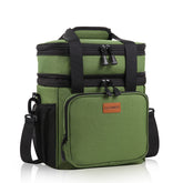 GLENKEY expandable lunch bag top compartment expands capacity for meals on the go