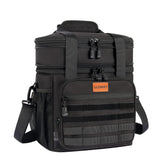 GLENKEY tactical lunch bag front view with Velcro for customization