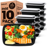 Glotoch Express meal prep container with lids for secure storage and organization