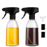 GMISUN Oil Sprayer showing horizontal fan spray for even coverage on food.
