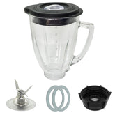 Gnicaela 6-cup glass jar with blade for Oster Classic Series, ideal for fresh smoothies