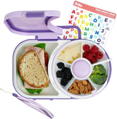 GoBe Kids Lunchbox with spinner compartments for organized on-the-go snacks.