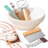 GobiSea 9-inch round banneton for even dough proofing and lamination
