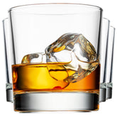 Godinger old fashioned whiskey glasses set of four with Italian craft for refined sipping