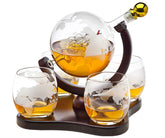 Godinger whiskey decanter globe 850ml with elegant pour for refined home bars.