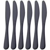 GoGeiLi matte black dinner knife with satin finish for stylish dining