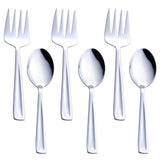 GoGeiLi large stainless steel serving spoon for soups and salads