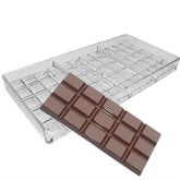 Goldbaking chocolate bar maker front view shows durable polycarbonate construction for easy demolding.