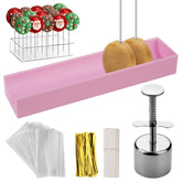 Goldusk cake pop mold set with acrylic stand for elegant display at parties