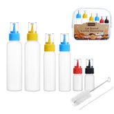 GOLOHO cookie icing bottles set for precise decorating with six colors.