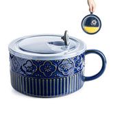 Gomakren extra-large soup bowl with handle for hearty servings and portable meals.