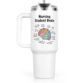 GoMelley nursing student tumbler with 40oz capacity keeps you hydrated during long shifts.