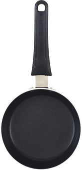 GoodCook 4.6-inch mini frying pan with eggs for quick, mess-free single servings.