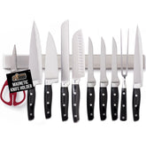 GORILLA GRIP 24in magnetic knife holder mounted on wall for convenient access.