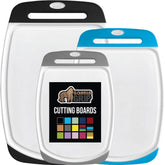 GORILLA GRIP cutting board set large surface for heavy chopping tasks