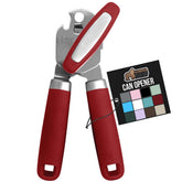 GORILLA GRIP heavy-duty can opener in action for effortless opening.