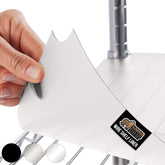 GORILLA GRIP ShelfGuard wire shelf liner on a metal shelf with a durable surface preventing slipping