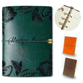 GoShambar blank recipe book cover with spill-resistant leather finish.