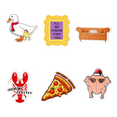 GOZOLA Friends magnets Lobster motif brighten your fridge for lively conversation.