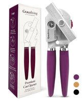 Graceliving premium can opener with oversized knob for easy turning