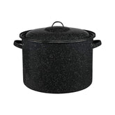 Granite Ware 21-quart stockpot with large capacity for family soups and stews.