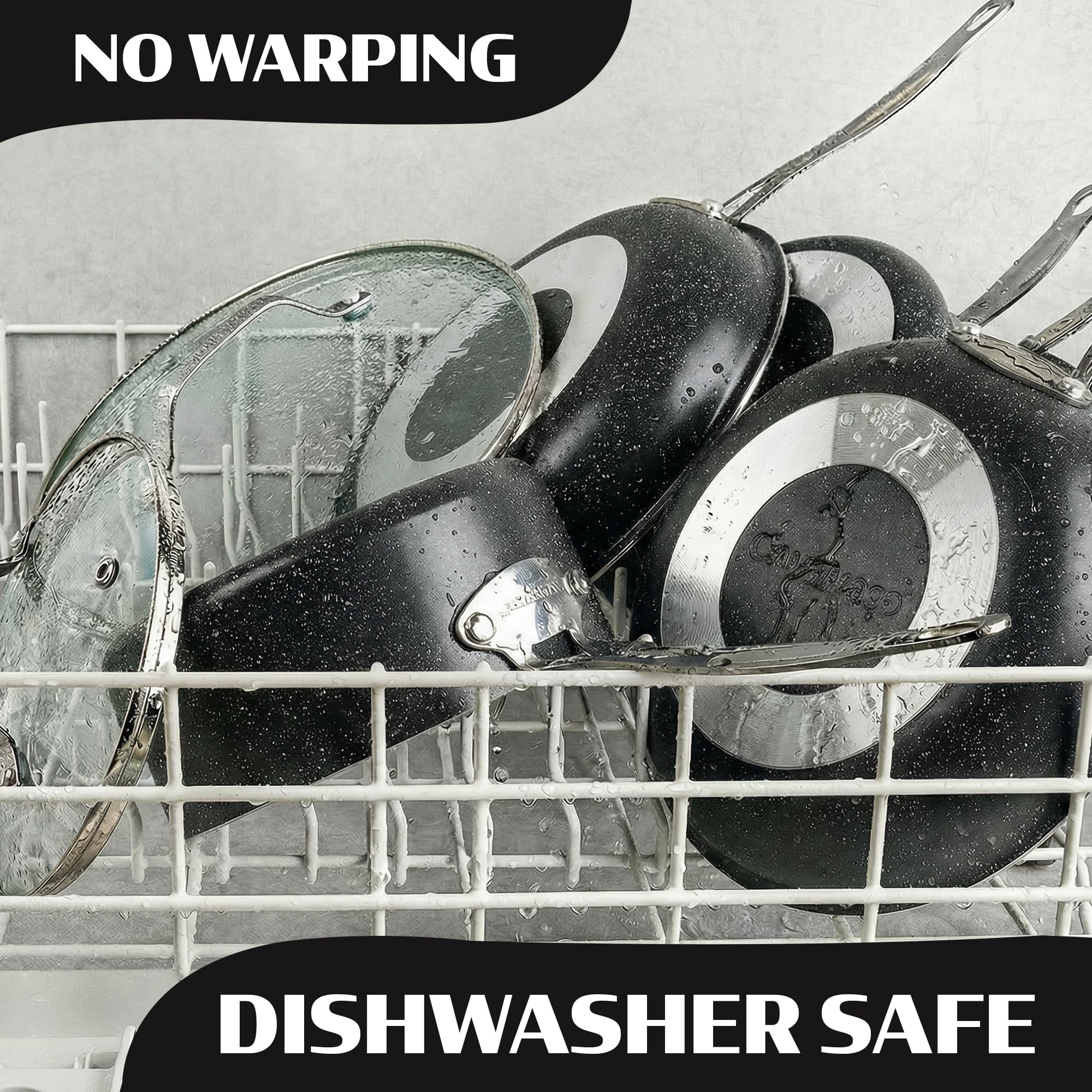 Granitestone bakeware included for convenient baking tasks.