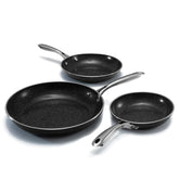 Granitestone Ceraluxe 8-inch pan with stay-cool handle for easy sautéing.