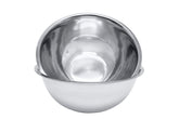 Great Credentials 8 Quart mixing bowls set in polished stainless steel for large-batch prep