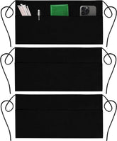 GREEN LIFESTYLE 3-pack server aprons with 3 pockets for professional kitchens