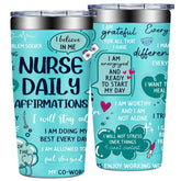 Grifarny nurse tumbler 20 oz with sliding lid keeps drinks hot or cold