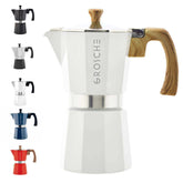 GROSCHE Milano Moka pot on stove for rich home espresso