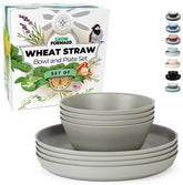 Grow Forward wheat straw plates for vibrant outdoor dining