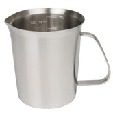 GRSPEHS stainless steel measuring cup with dual oz/ml scales for precise measurement.