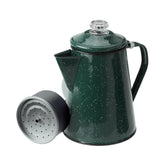 GSI Outdoors Percolator coffee pot brews rich campfire coffee for the whole crew