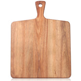 Gtencemen large acacia cutting board with handle, perfect for prep and serving during entertaining