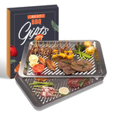 GuanBoXin grilling trays, medium 17x11, perfect for prep and serving.