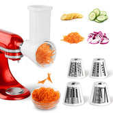 GuanQiao slicer shredder attachment fits KitchenAid and reduces prep time.