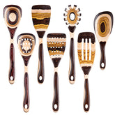 Gudamaye pakkawood spoon for precise stirring and even heat in home cooking.