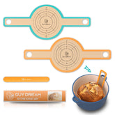 GUY.DRE.MAT bread sling round design enables easy transfer into a hot Dutch oven.