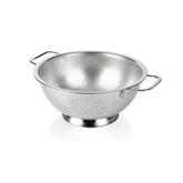 Gulex colander with tight-hole design for fast draining.