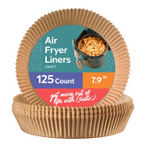 GUSTO round air fryer liners 7-9 inch provide quick cleanup and non-stick protection.