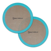 GUY.DRE.MAT 12-inch round mats set for effortless release and even baking results.