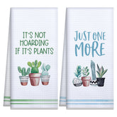 GwhyGifts plant lovers towels with fern pattern for stylish kitchen decor