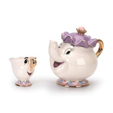 GZHaiTuoSi cartoon Mrs Potts teapot set for charming tea moments
