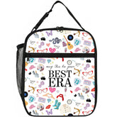 HABITAYGI lunch bag with front print May this be your BEST ERA for school days