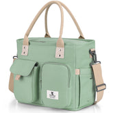 Hafmall large insulated lunch bag front view, stylish for daily commute.