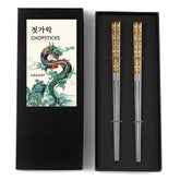 Hagary Dragon Chopsticks with dragon design for stylish dining and grip