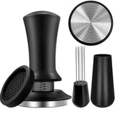 HahaGo espresso hand tamper 51mm provides precise tamping for consistent extractions.