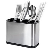 Haiyouneer silverware caddy on a clean countertop keeps utensils organized.