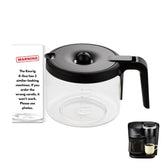 HAKANO replacement carafe for Keurig K-Duo Essentials, 12-cup capacity.